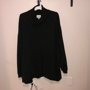 Oversized American Eagle Black Turtle neck